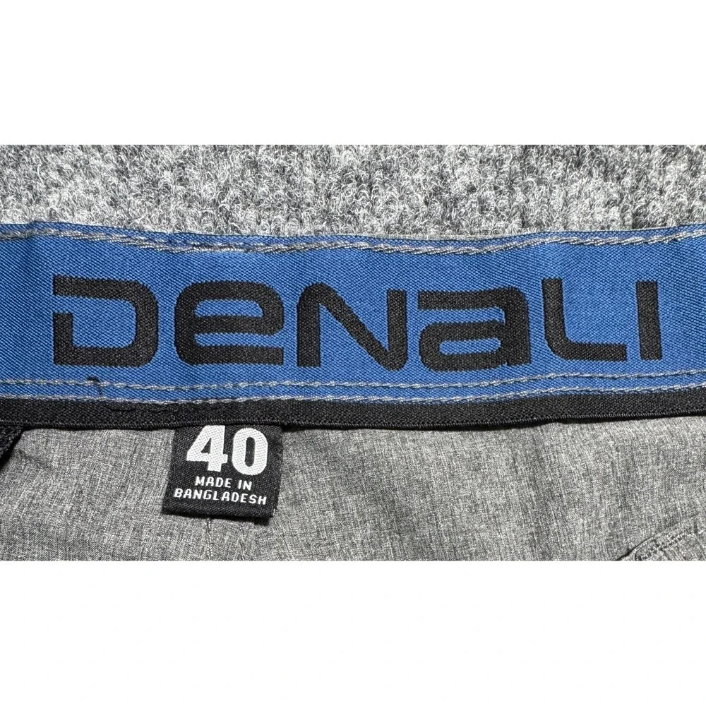Denali‎ Mens Gray Heathered Hybrid Stretch Performance Shorts Size 40
